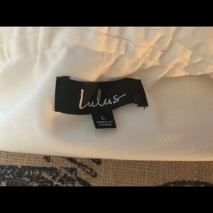 Lulu's Tops - Lulus Cream Peplum Top Lulu's Tops - Lulus Cream Peplum Top